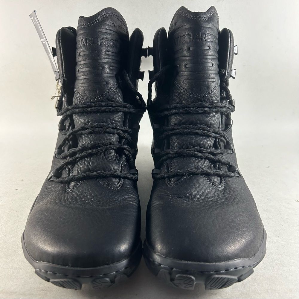Vivo Barefoot Black Combat Moto Boots - Picture 2 of 10